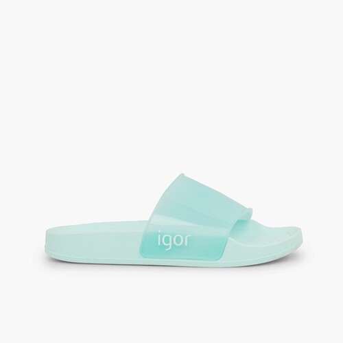 Pool sandals boys girls Beach Cristal Aquamarine