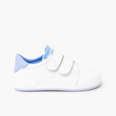 White and blue