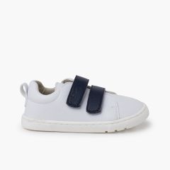 White and Navy Blue