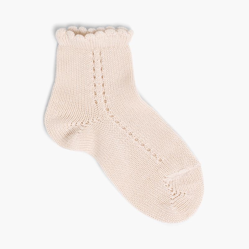 CONDOR Pointelle Short Summer Socks 