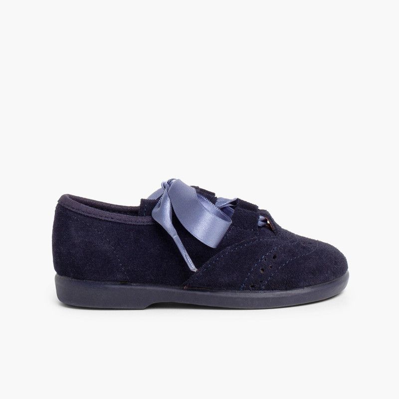 Kids Suede Oxford Shoes 