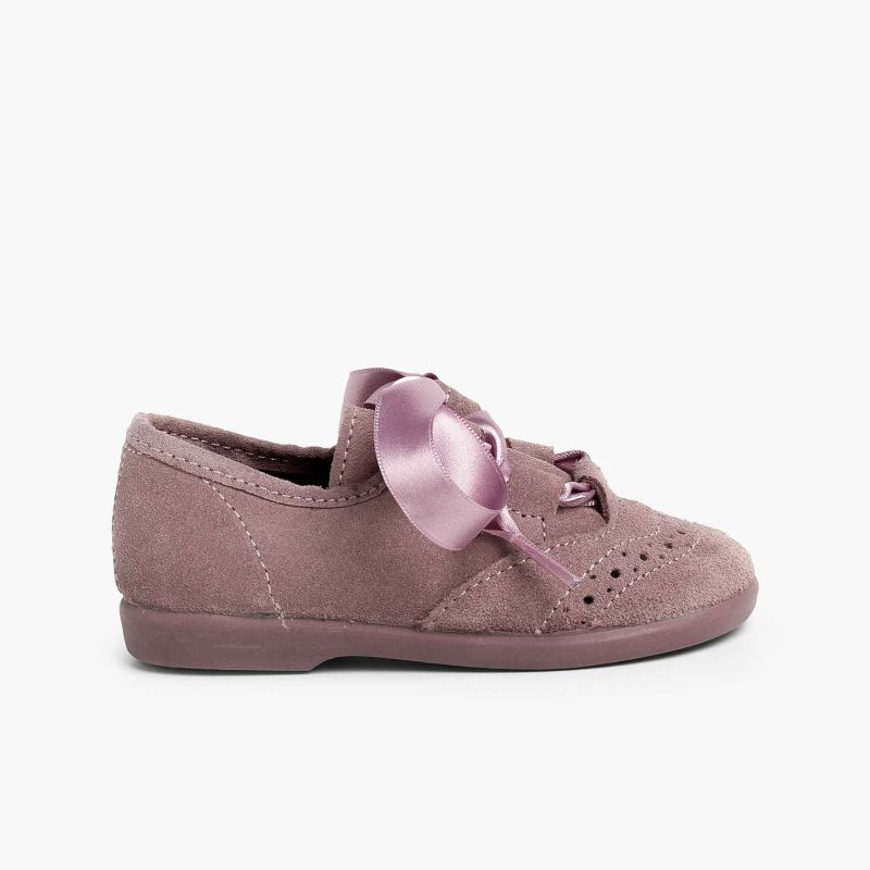 Kids Suede Oxford Shoes 