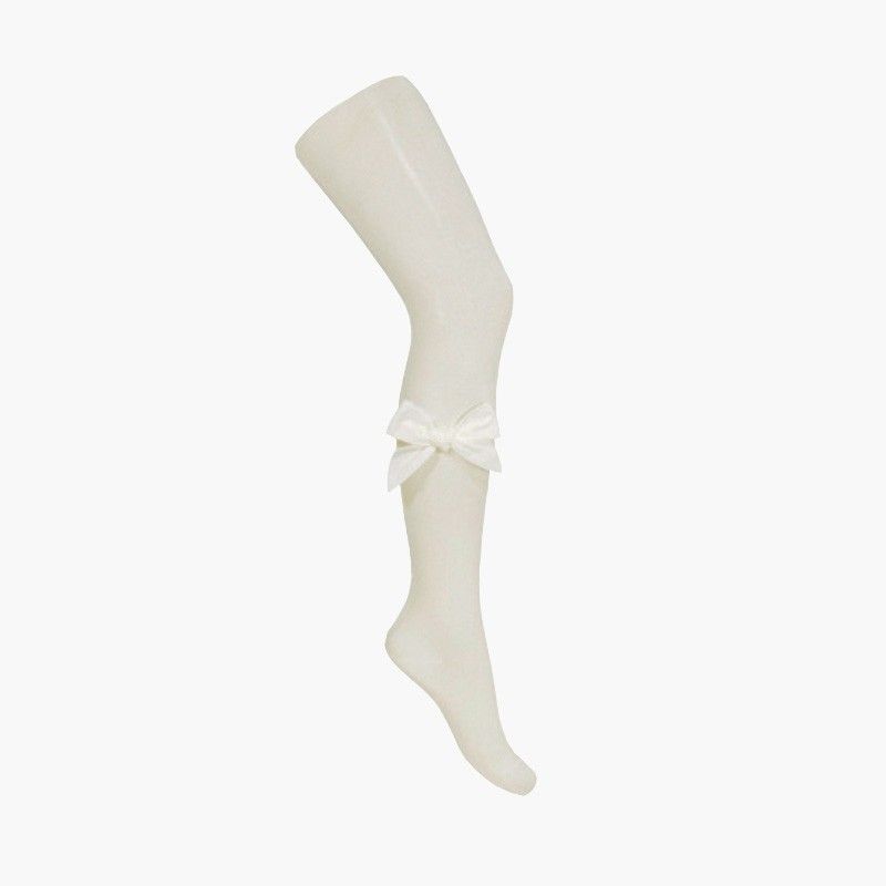 Tights with velvet bow 