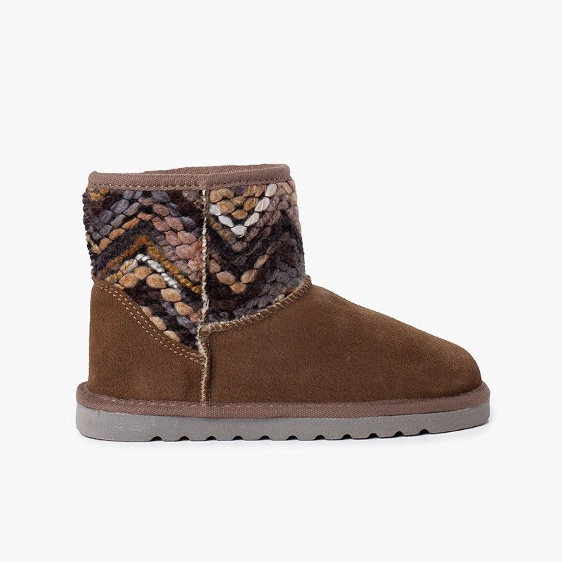  Low boot Australian style details wool colors