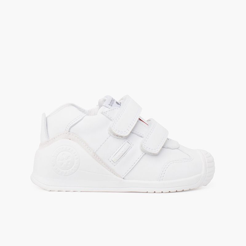 Biomecanics double adherent strap shoes