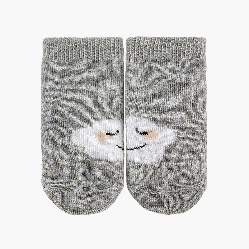 Terry socks non-slip cloud
