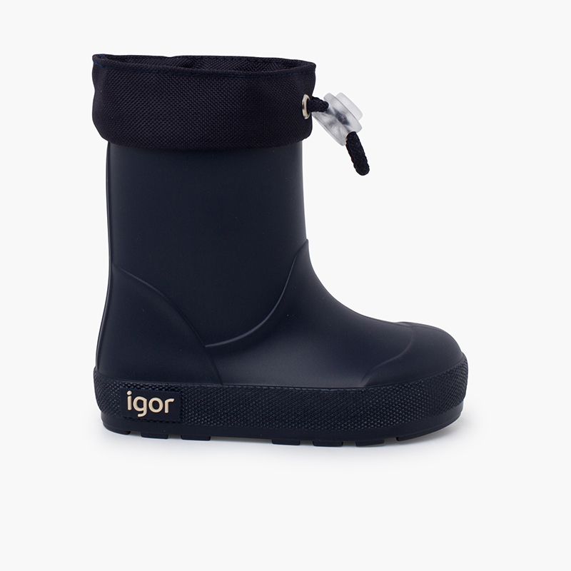 Soft Adjustable-Collar Wellies for Kids