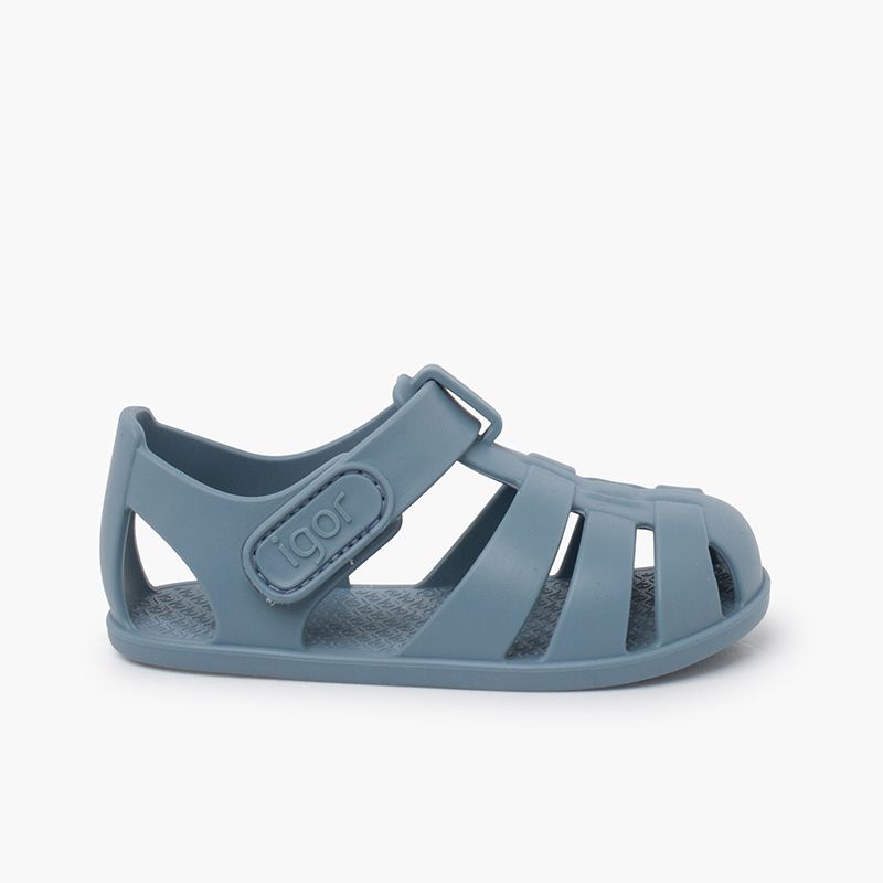 Thin sole Nemo jelly sandals hook-and-loop closure