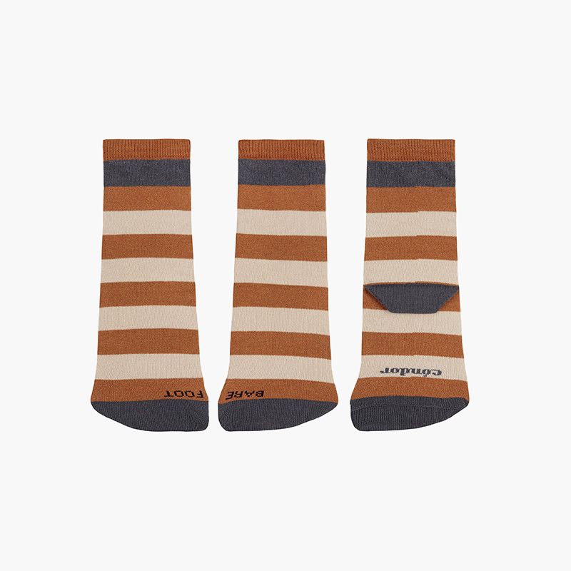Striped barefoot socks