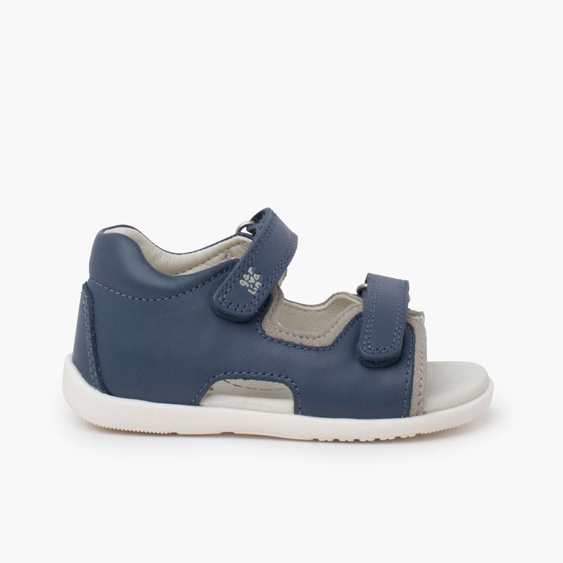 Garvalin unisex sandals dual hook-and-loop closure