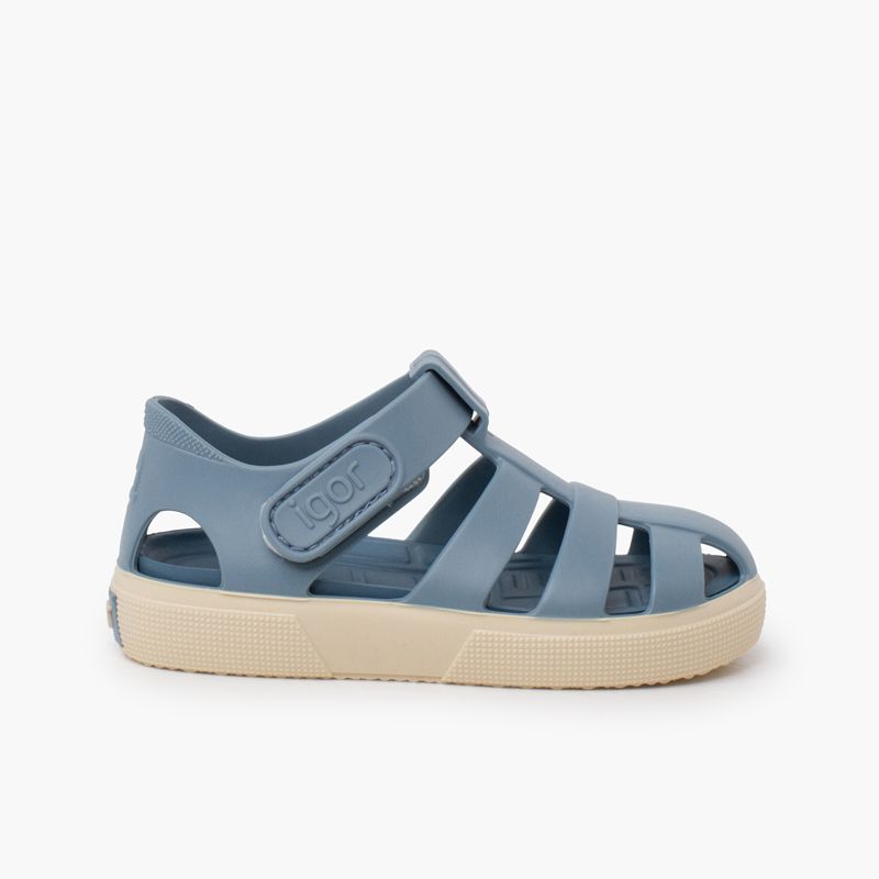 Jelly sandals sporty sole