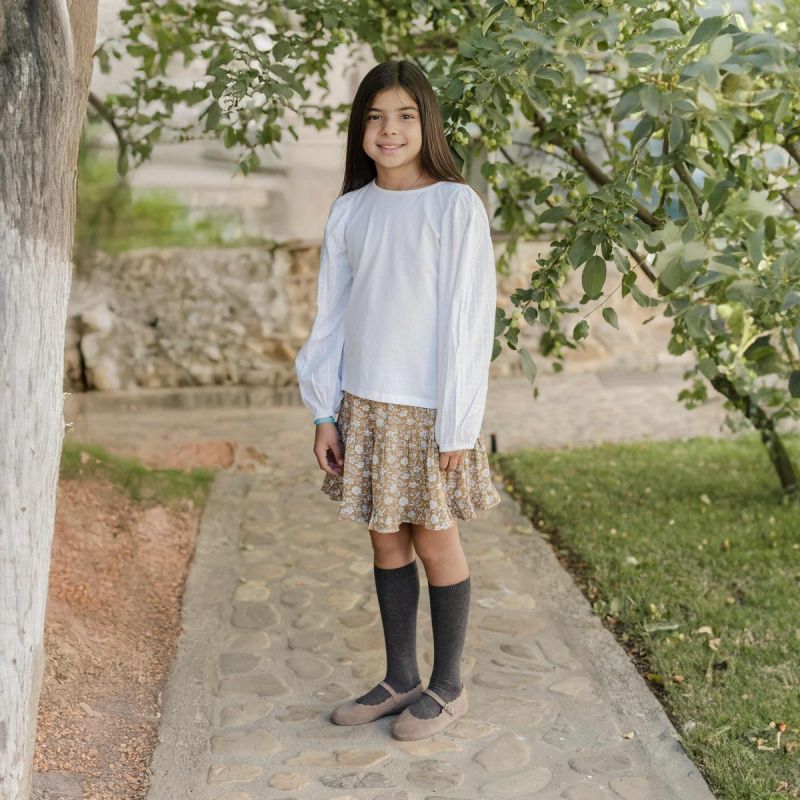 Suede Mary Janes wavy edges buckle