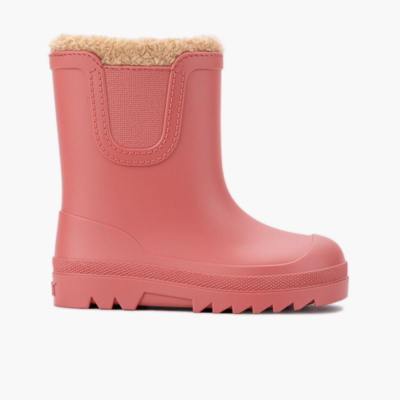 Barefoot wide Chelsea wellies shearling-like lining