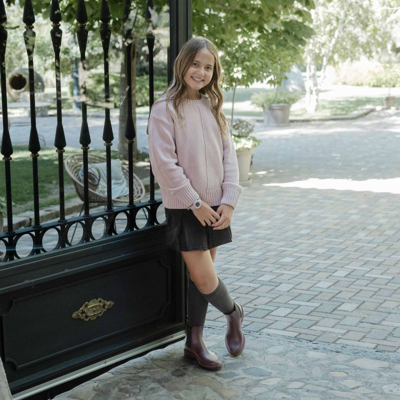 Women’s rain ankle boots track sole tri