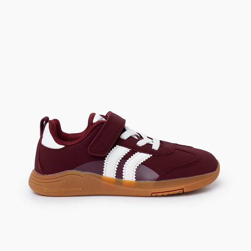 Blanditos trainers side stripes hook-and-loop fastening and laces