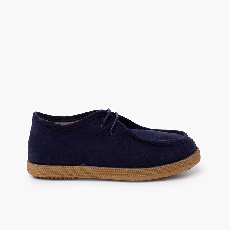 Wallaby suede boat shoes boys