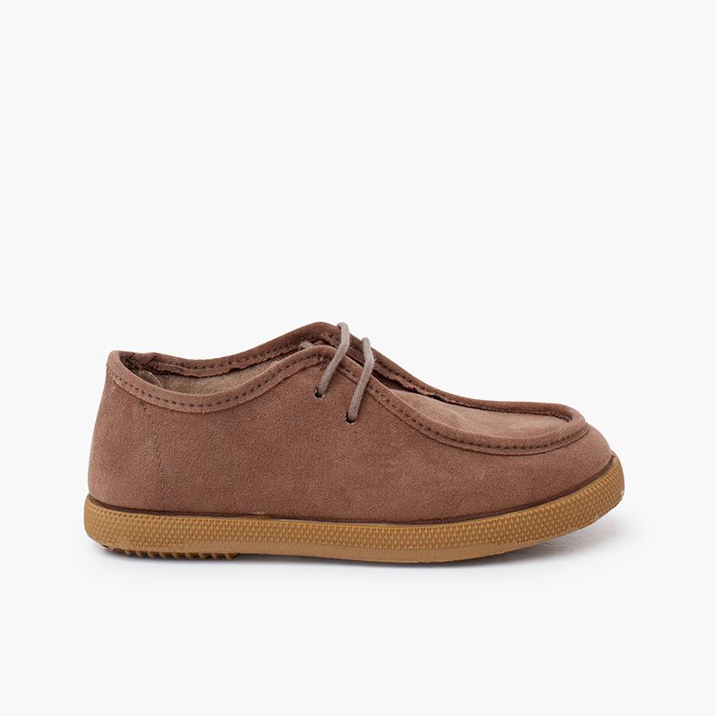Wallaby suede boat shoes boys