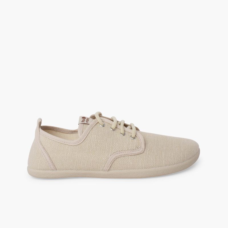 Barefoot linen bluchers laces larger sizes