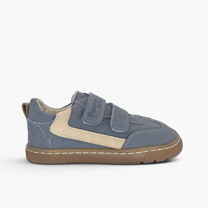 Barefoot trainers in nubuck-effect finish side trim