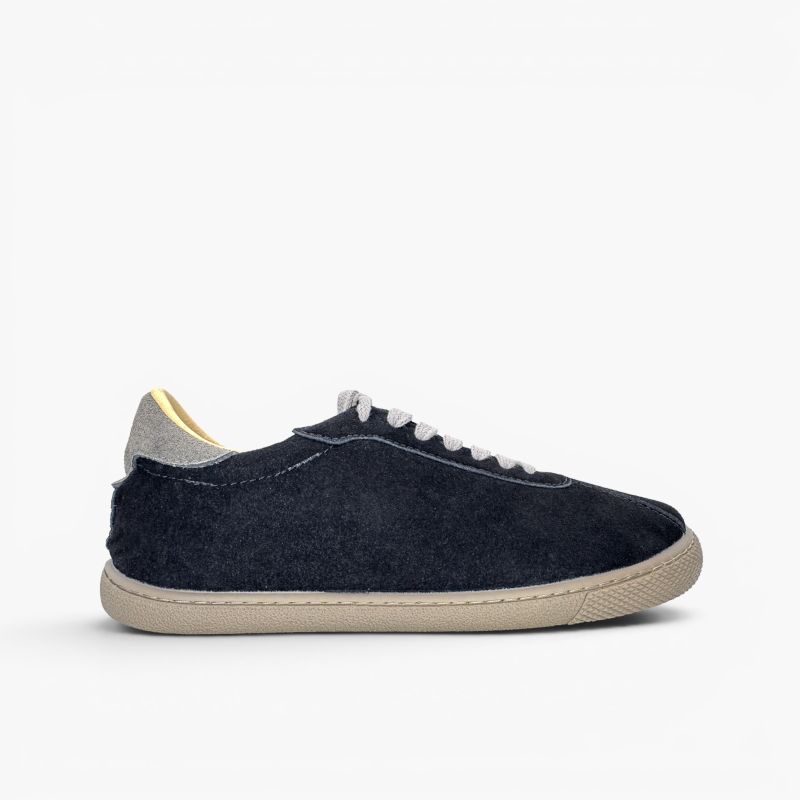 Barefoot suede trainers contrast laces