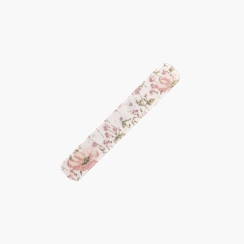 Floral print hair clip