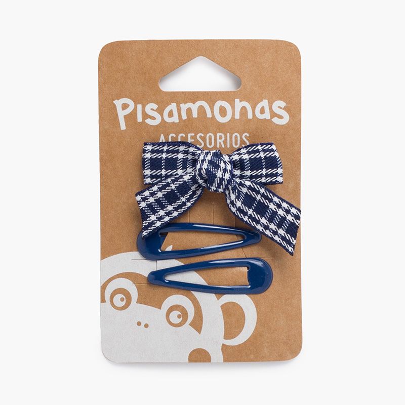 Tartan duck beak bow and hairpins pack