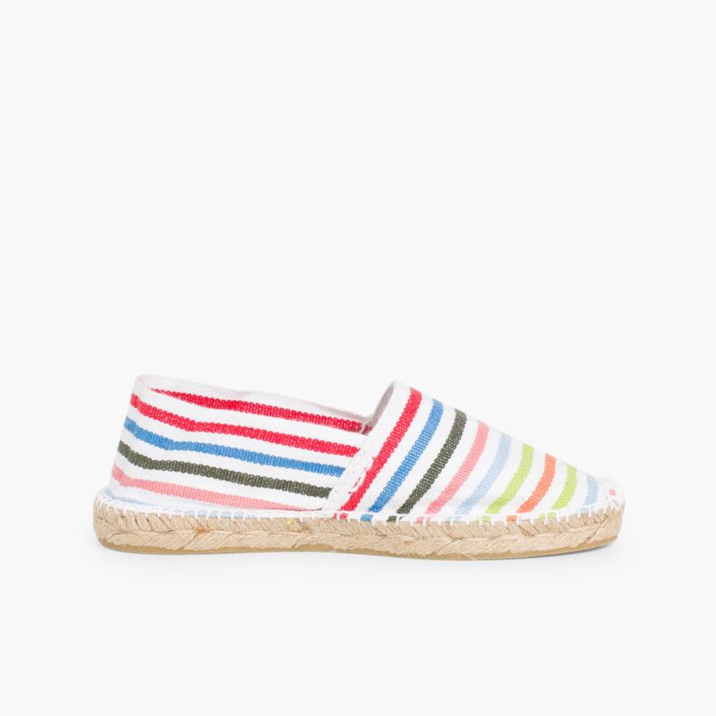 Striped Espadrilles for Kids and Adults 