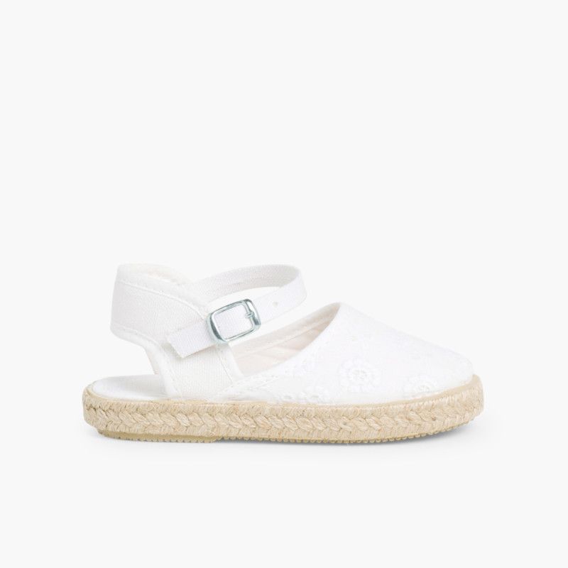 Girls Buckle up Espadrille Wedge 