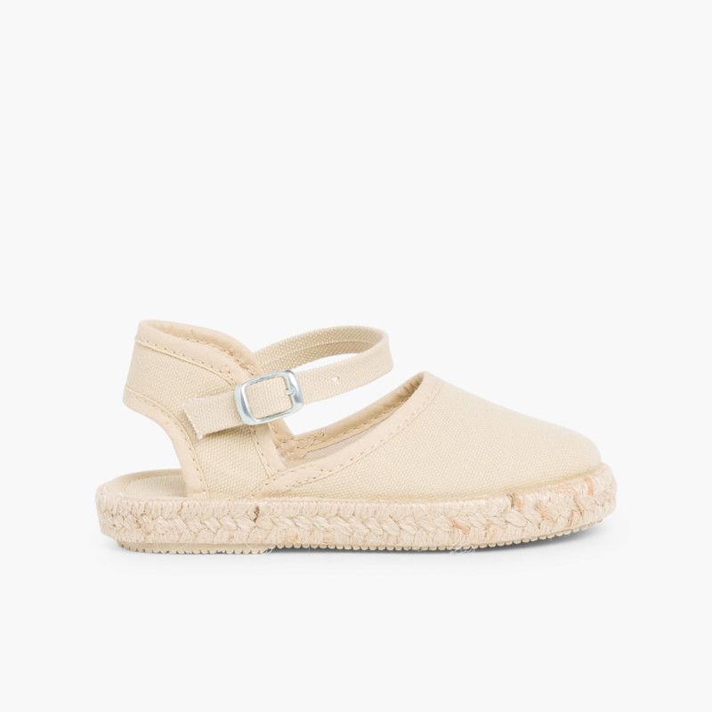 Girls Buckle up Espadrille Wedge 