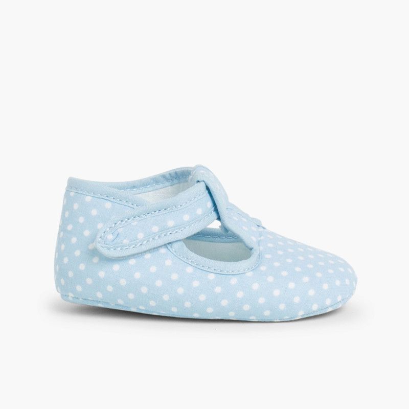 Baby Boys Polka Dot T-bar Shoes