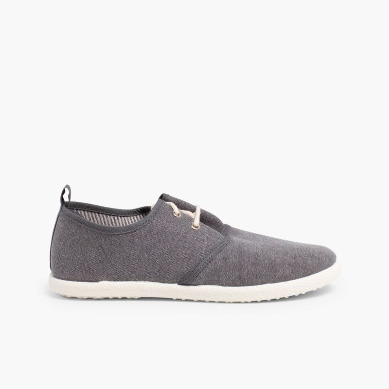 Lace-up Bluchers With Rubber Soles