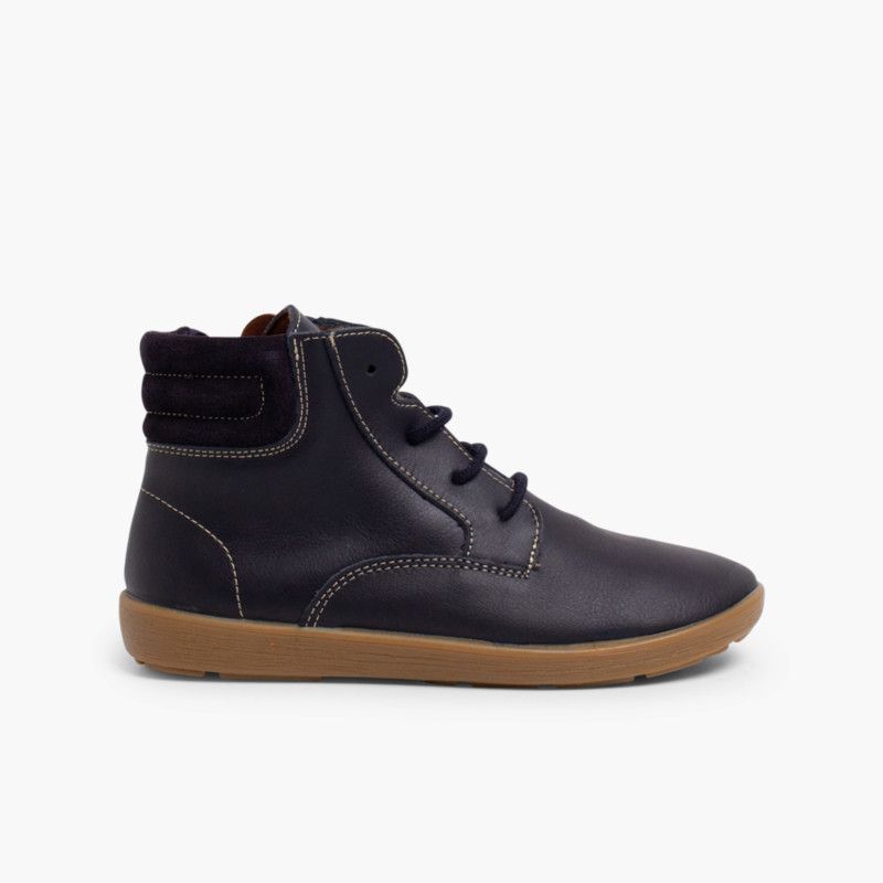 Washable Leather Ankle Boots 