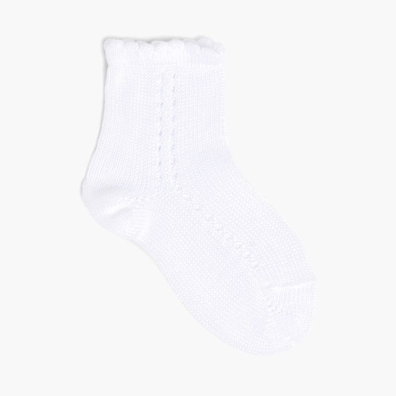 CONDOR Pointelle Short Summer Socks 