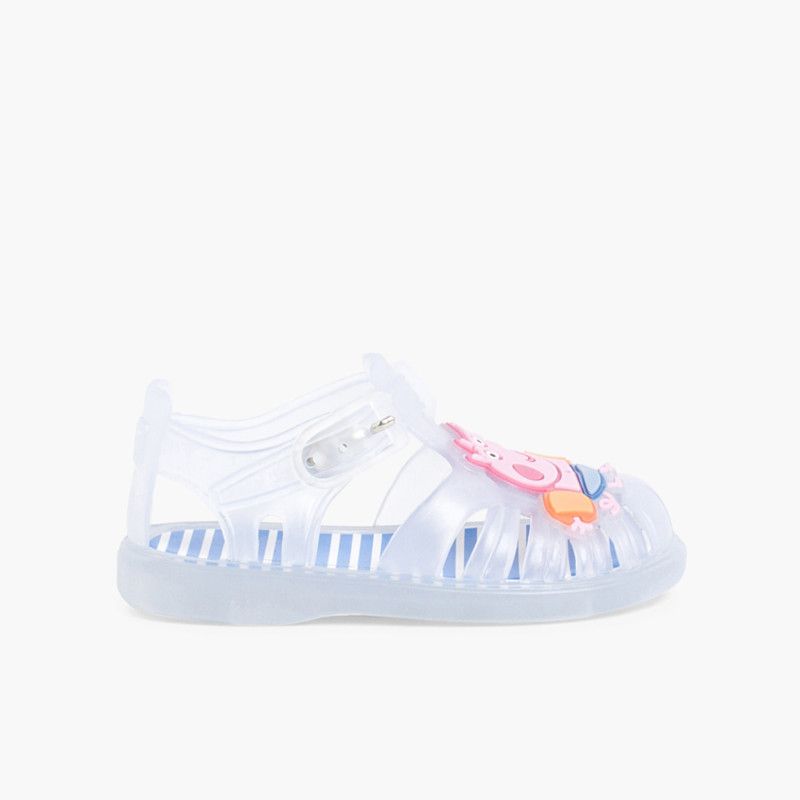 Boys George Pig Jelly Shoes