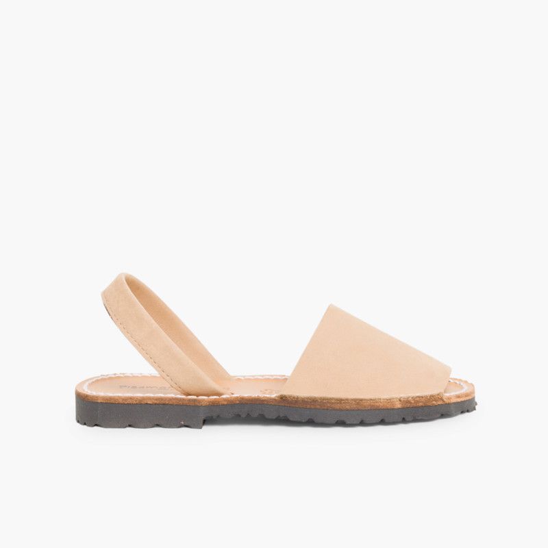 Nubuck Avarcas Menorcan Sandals