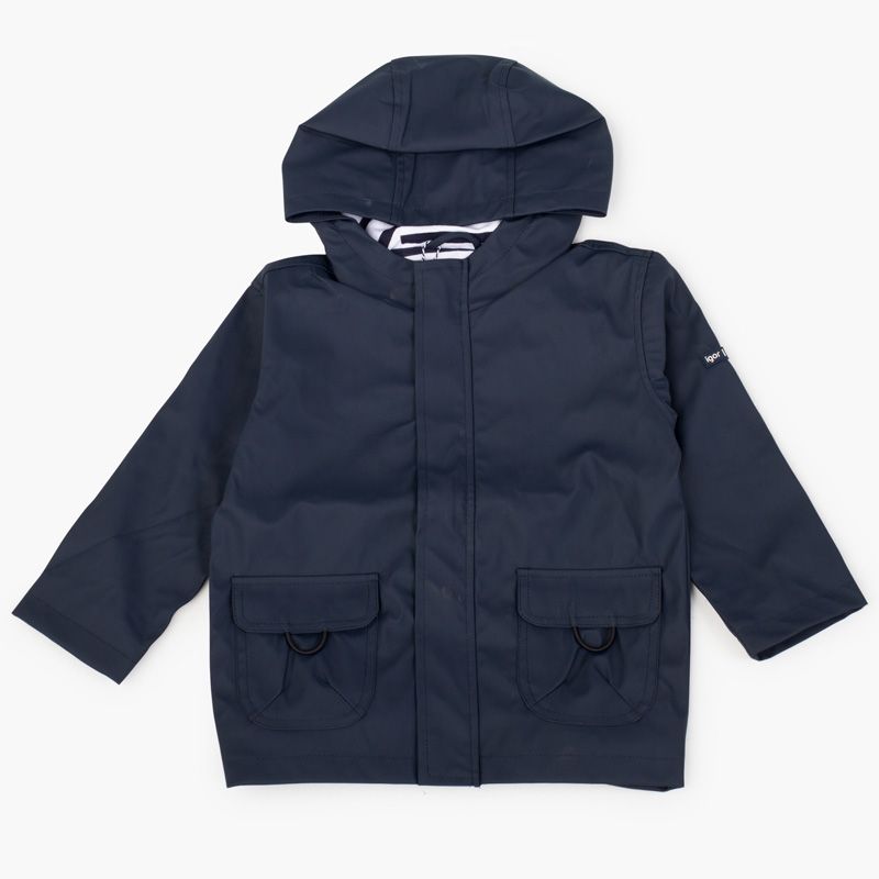 Boys raincoat with zip closure pockets