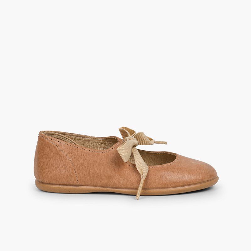 Angel-style Leather Mary Janes