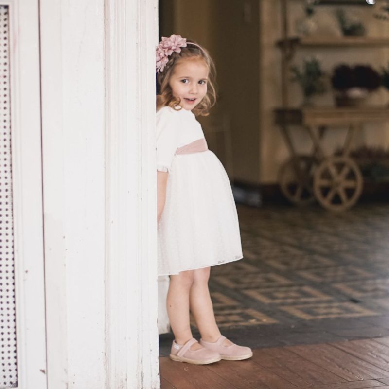 Linen Mary Janes with espadrille sole and hook-and-loop closure