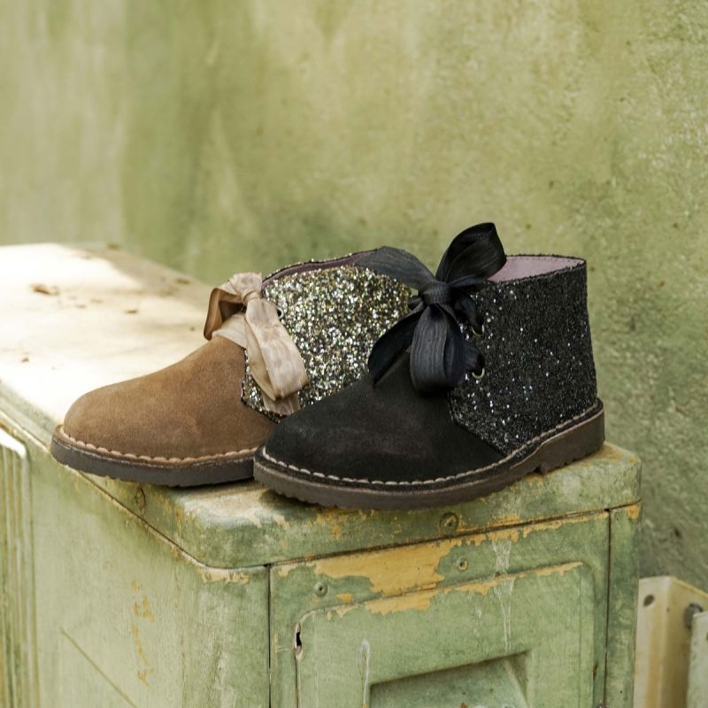 Girls Glitter Safari Boots 