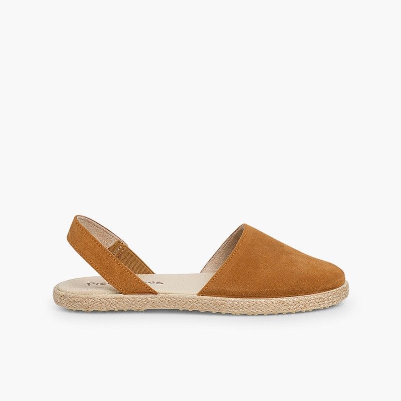 Closed Toe Suede Sandals for Women and Girls