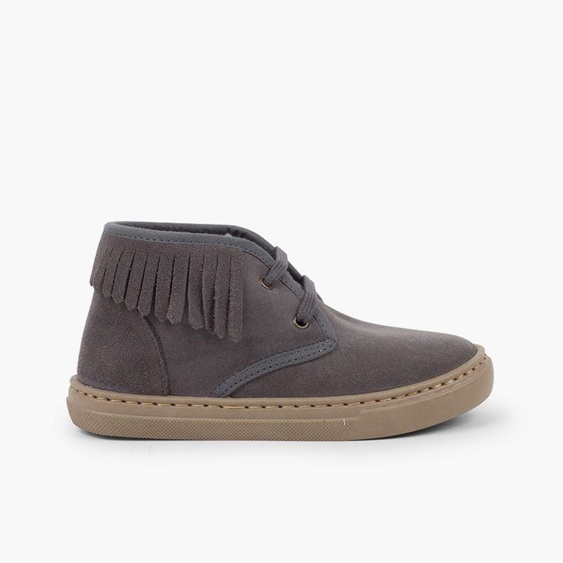 High Top Trainers with Fringe for Kids 