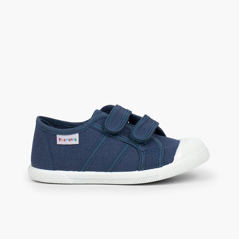 Kids Riptape Canvas Trainers
