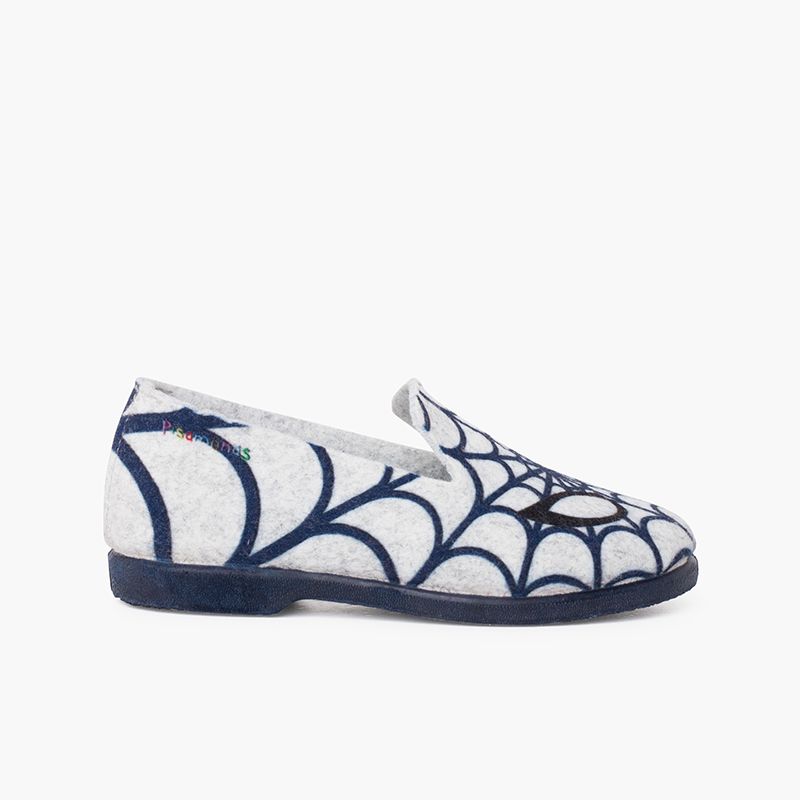 slippers for kids spiderweb