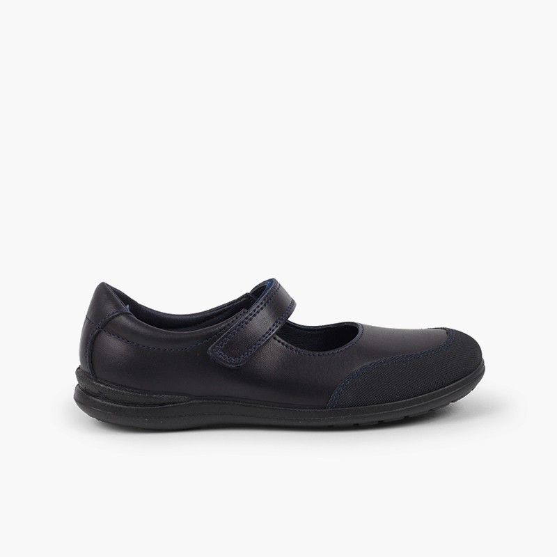 Girls’ School Shoes Washables Mary Janes Reinforced Toes 