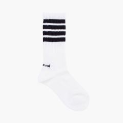 Sport Condor socks with horizontal stripes White