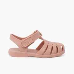 Children's Jelly Sandals Powdered Colours Blush pink