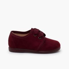 Faya lace-up serratex bluchers Burgundy