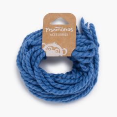 Fine wool hair laces Blue Klein