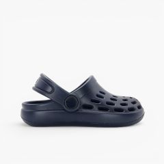 Extra light sport rubber clogs Navy Blue