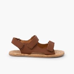 Blanditos cork sole sandals larger sizes Leather